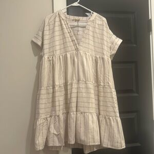 Promesa Boutique Linen Dress w/pockets - Size Large